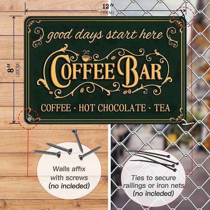 Coffee Bar Sign for Wall Decor - Image 3