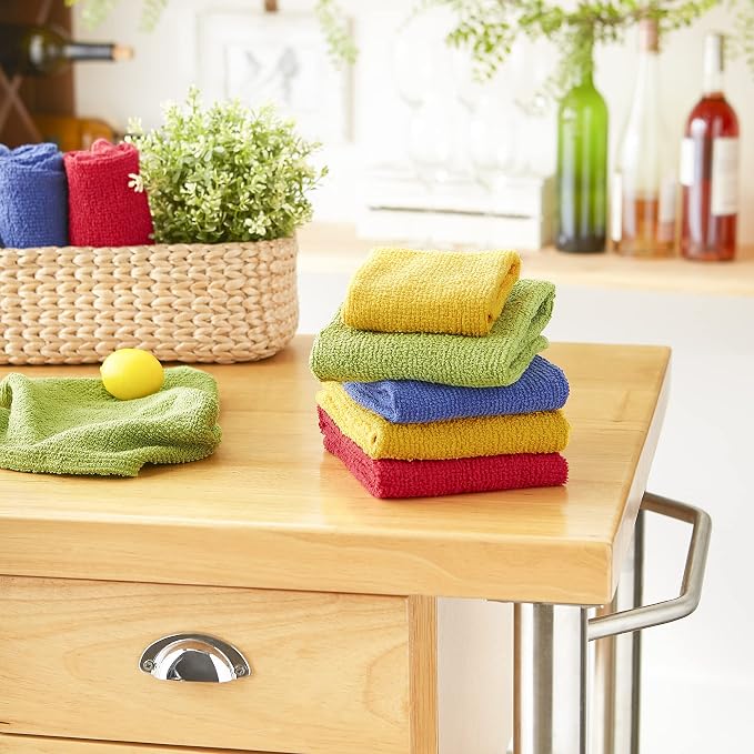DII 5048 Barmop Dishtowels/Dishcloths, Dishtowel & Dishcloth S/8, 8 Piece - Image 5