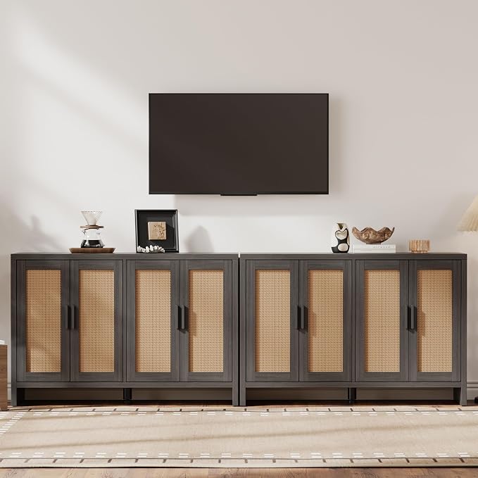 Mericonia Rattan Buffet Cabinet - Image 7