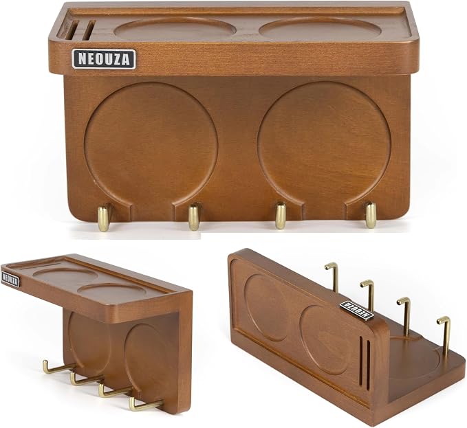 NEOUZA Mini Espresso Accessories Holder Station Wall Mounted Organizer by NEOUZA