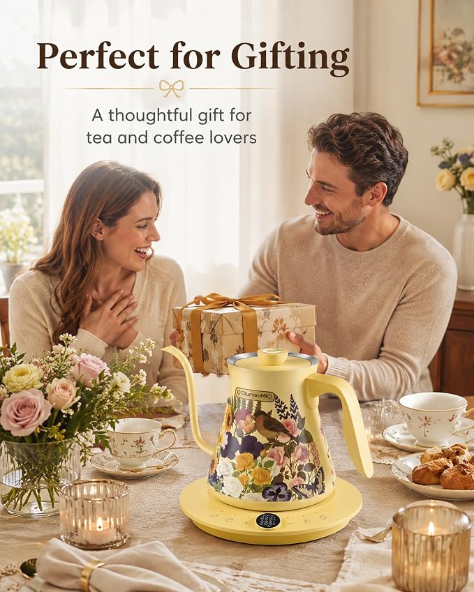 Olumaramio 0.8L/27oz Gooseneck Electric Kettle - Image 9