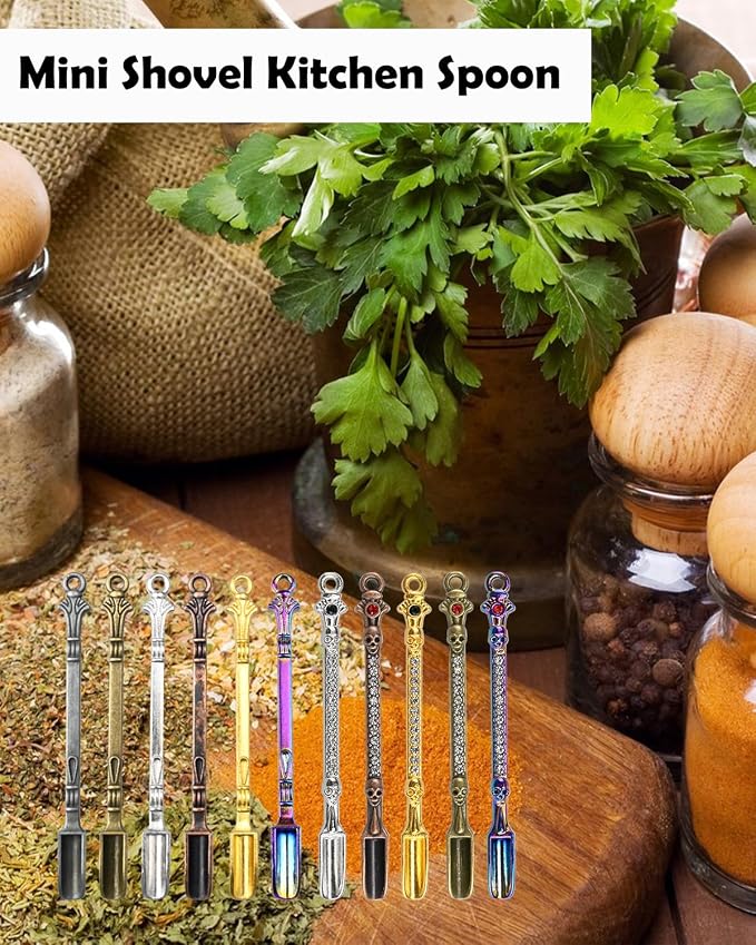 11Pcs Mini Spoons, Mini Measuring Spoon, Small Shovel Spoon - Image 4