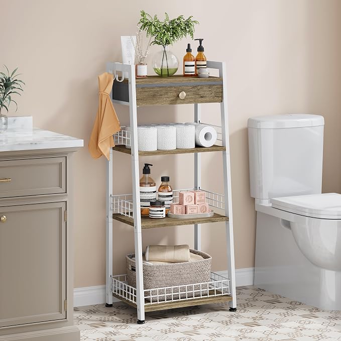 Gewudraw 4-Tier Ladder Shelf - Image 5