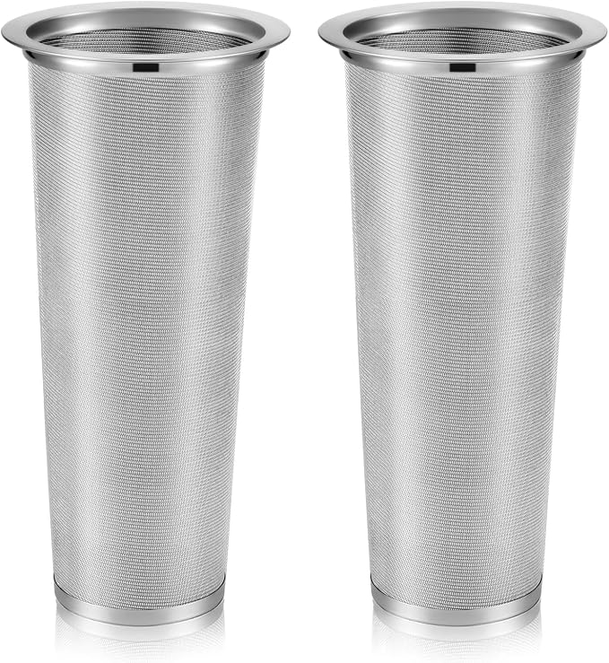 2 Pcs Cold Brew Coffee Filter Stainless Steel Filter Coffee Tea Infuser by Tessco