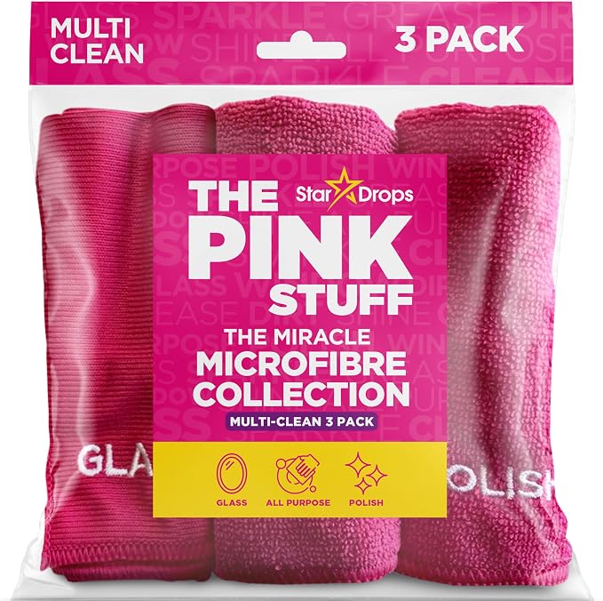 Stardrops – The Pink Stuff – Miracle Microfibre Cloth Collection by ThePinkStuff