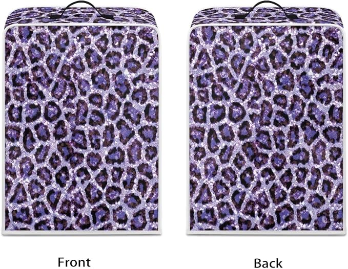 Purple Leopard House Coffee Maker Cover Lightweight Coffee Pot Cover Kitchen - Image 2
