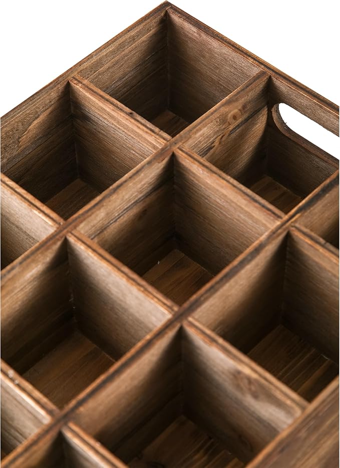 Rustic Wooden Crates for Storage 16 X 12 Inches, Farmhouse Wood Box - Image 6