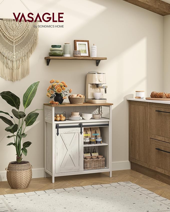 VASAGLE Buffet Cabinet, Coffee Bar Storage Cabinet, Sideboard - Image 2