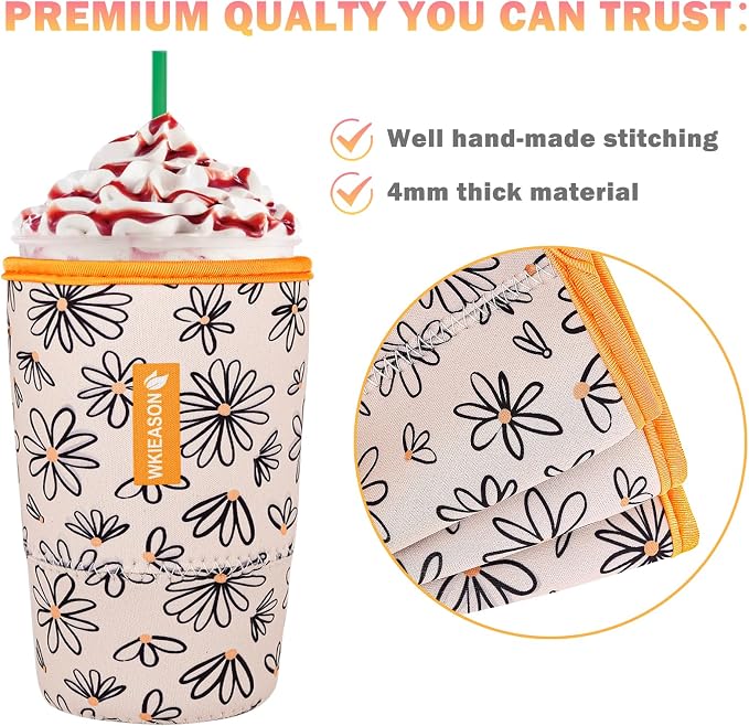 Reusable Iced Coffee Cup Sleeve - Image 6