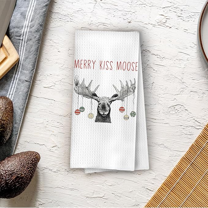 Moose Christmas Kitchen Towels - Image 4