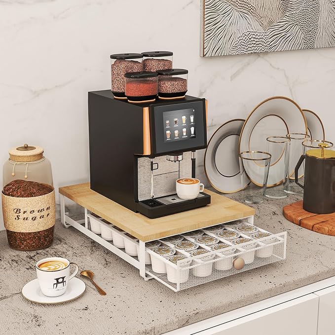 Sedegn Coffee Pod Holder Counter Coffee Vertuo Capsules Storage Organizer - Image 6