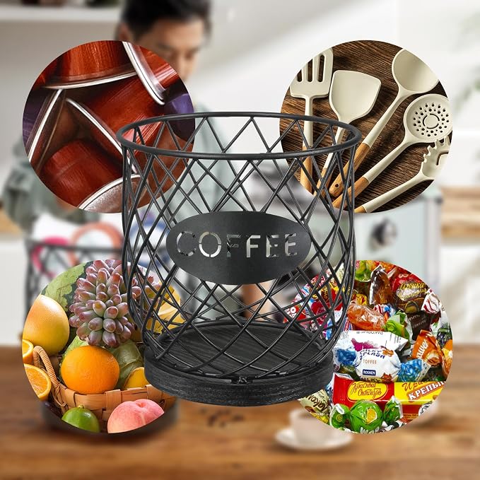 YINMIT K Cup Holder Organizer, Sturdy Coffee Pod Holder Organizer, 35 Kcup - Image 7
