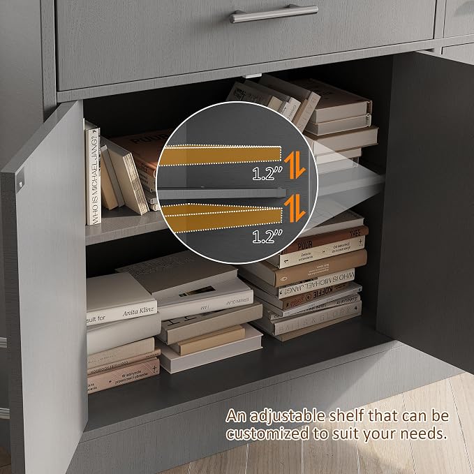 Vongrasig Sideboard Buffet Cabinet - Image 4