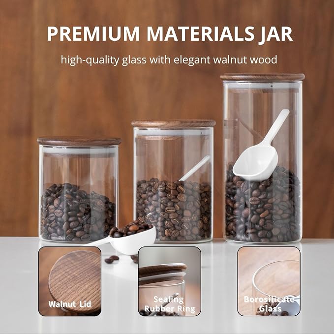 Vandroop 27oz Glass Storage Jars - Image 3