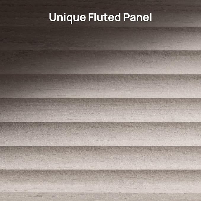 SICOTAS Sideboard Cabinet with Storage, Modern Fluted Buffet Cabinet with 3 - Image 6