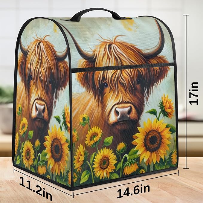 Alpine Cow Kitchen Aid Mixer Cover Compatible Stand Mixer Dust Cover | - Image 3