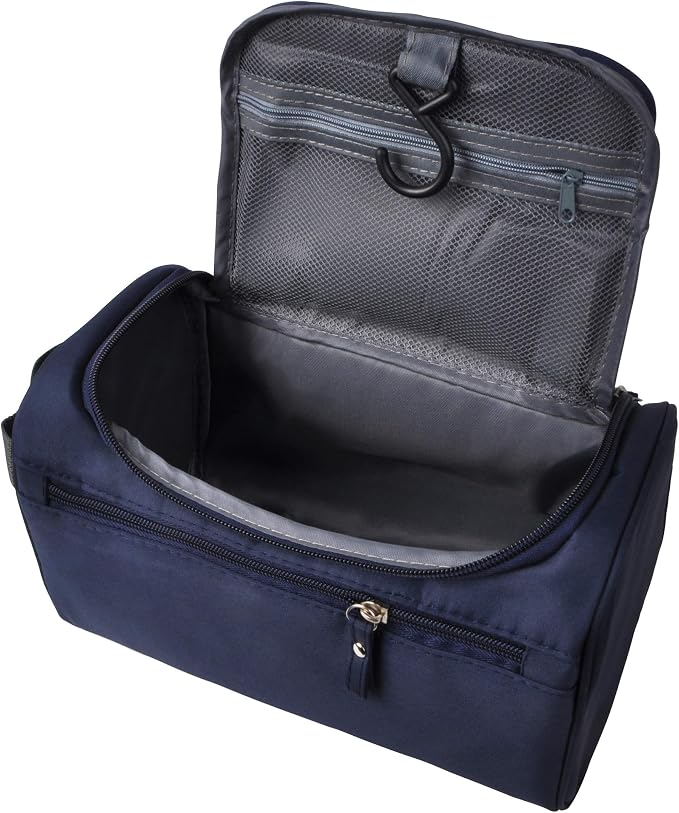 Vercord Mens Toiletry Bag Wash Travel Small Shaving Dop Kit Shower Bathroom by Vercord