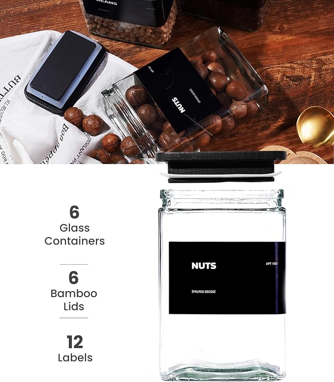 APT 1101 Glass Storage Jars - Image 9