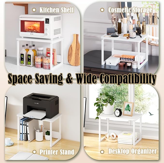 MARTY Kitchen Countertop Organizer Cabinet Shelf, 17x12.4 Large Spice Racks - Image 7