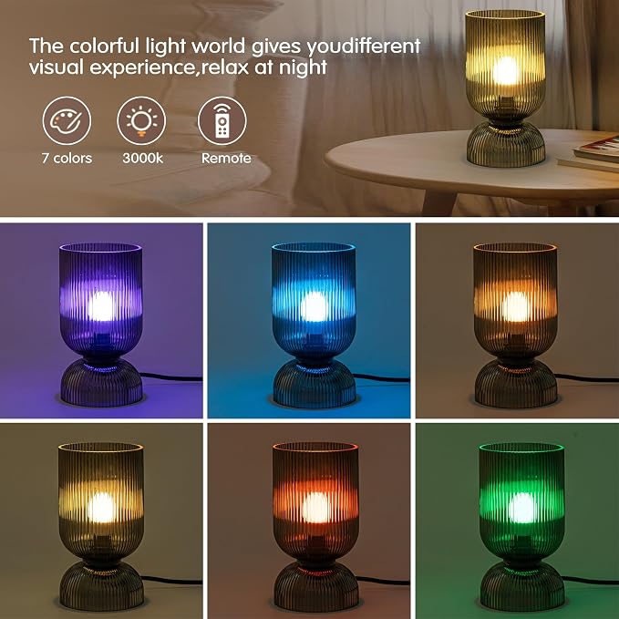 Modern RGB Glass Table Lamp - Image 3