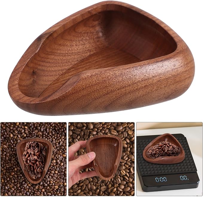 Wood Coffee Bean Dosing Tray for Precise Dose Measuring - Image 7