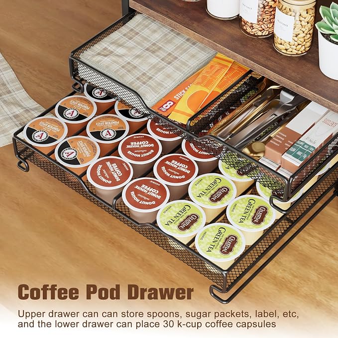 Coffee Bar Station Organizer, K Pod Cup Holder - Image 7
