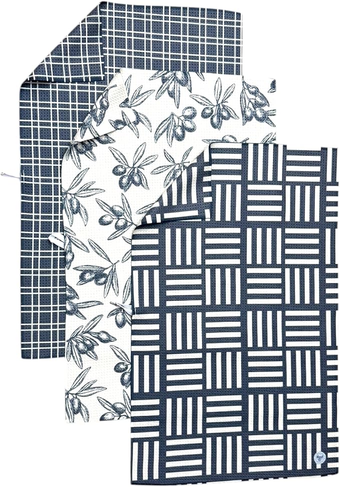 || 3 Pack|| Double Sided Dish Towels || Waffle Weave Microfiber || Highly by DesertAqua