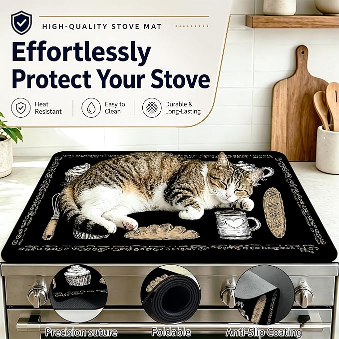 Multi-Design Stove Top Cover for Glass/Electric Stoves, 3-in-1 Counter - Image 5
