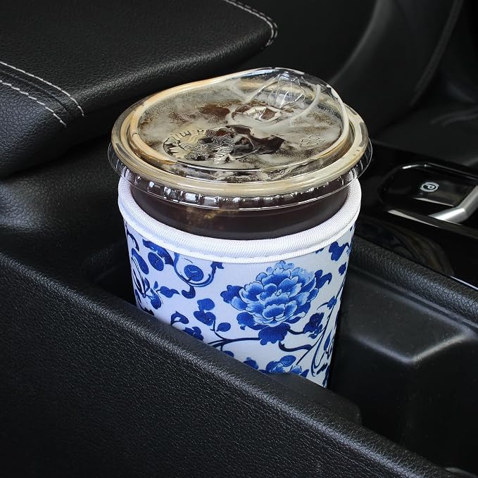 2 Pack Reusable Iced Coffee Sleeves - Image 3