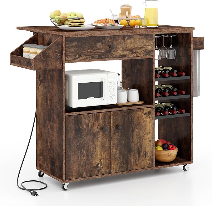 Giantex Rolling Kitchen Island Cart by Giantex