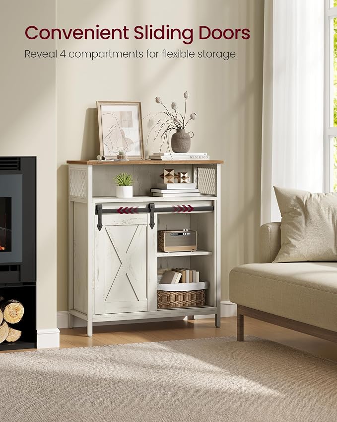 VASAGLE Buffet Cabinet, Coffee Bar Storage Cabinet, Sideboard - Image 4
