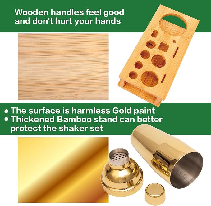 Cocktail Shaker Set Bartender Kit - Image 3