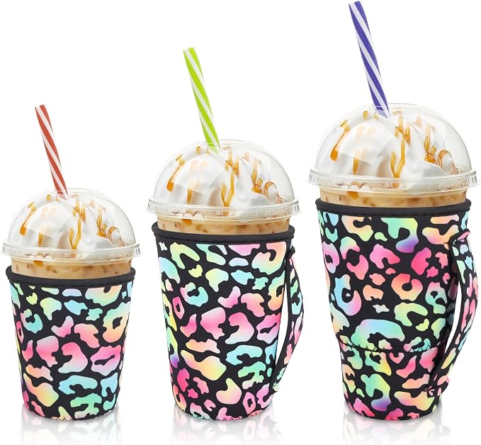 Iced Coffee Sleeve Insulator Sleeves by AJLTPA