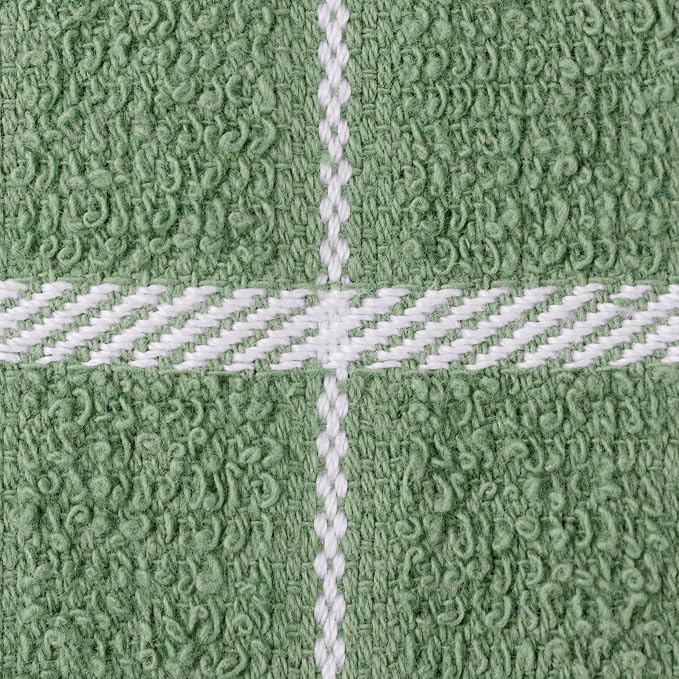 Ritz Premium 100% Cotton Terry Check Kitchen Dish Towels - Image 3