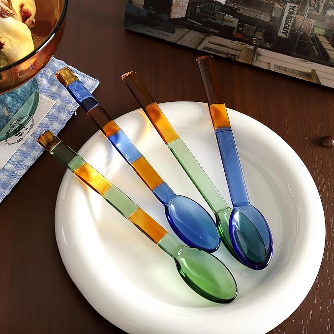4 Pieces Coffee Spoon, Glass Coffee Stirring Spoons, Espresso Stirring Spoon - Image 7