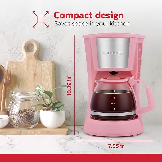 Holstein Housewares 5 Cup Drip Coffee Maker – Compact and User-Friendly - Image 6