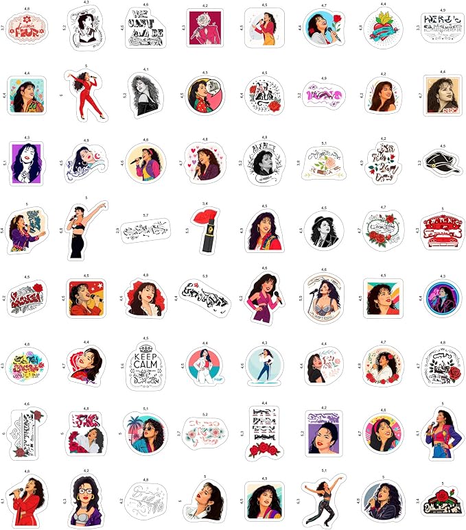 100Pcs Selena Quintaalina Stickers - Image 4