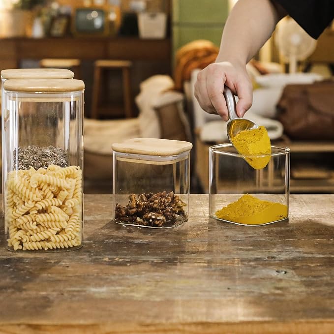 LIBWYS 12-Pack Glass Pantry Storage Containers - Image 8