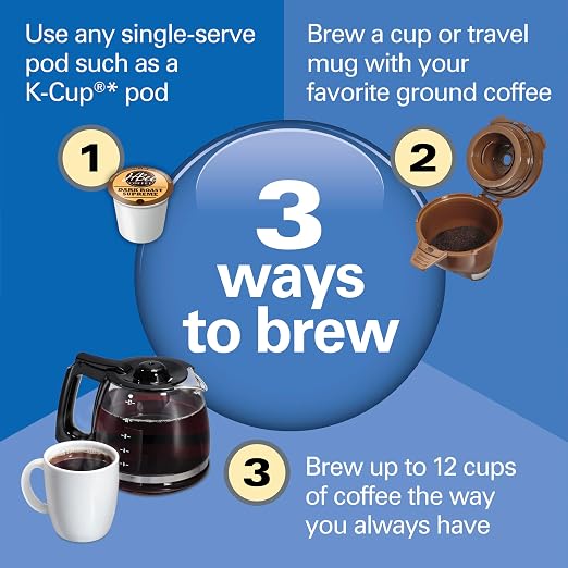 Hamilton Beach FlexBrew Trio 2-Way Coffee Maker, Compatible - Image 5