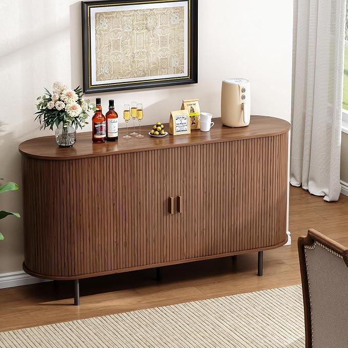 Buffet Cabinet with Storage, Coffee Bar Cabinet with Adjustable Shelf, Console - Image 6
