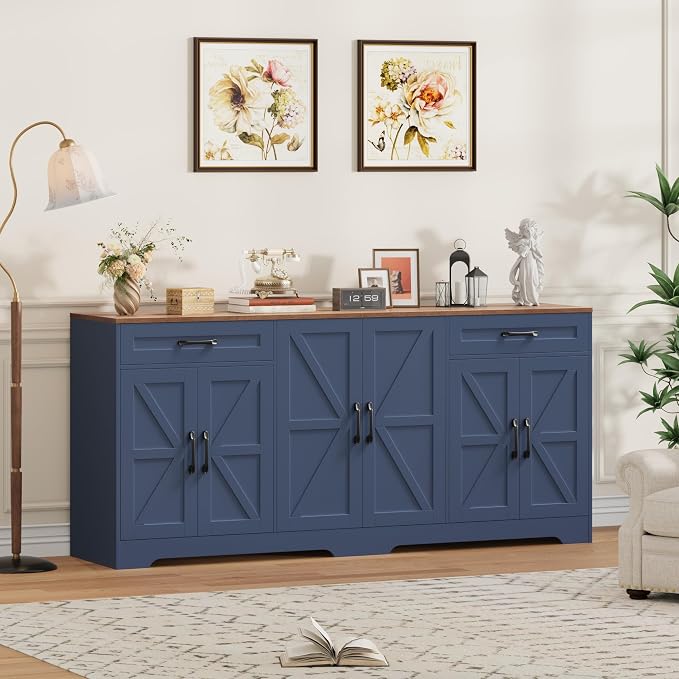 71” Large Sideboard Buffet Cabinet - Image 5