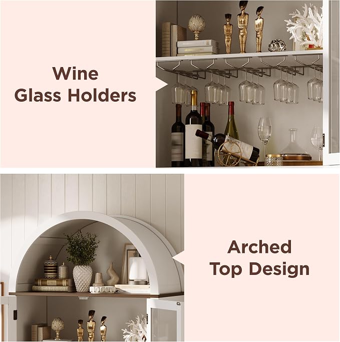 Maupvit Arched Wine Cabinet - Image 3