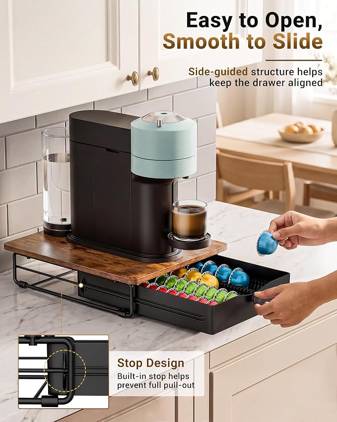 EVERIE Coffee Pod Holder Drawer, Compatible - Image 5