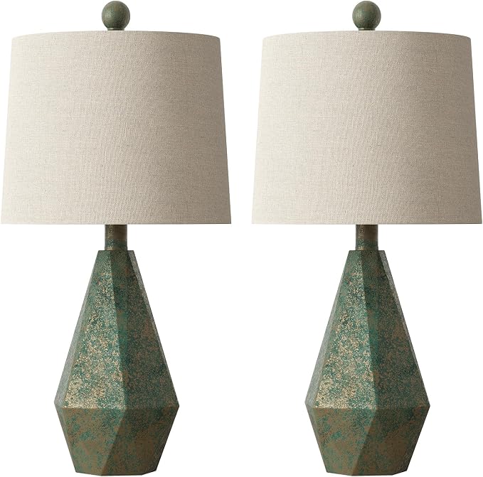 PoKat 20.25" Green Table Lamps Set of 2 - Image 6