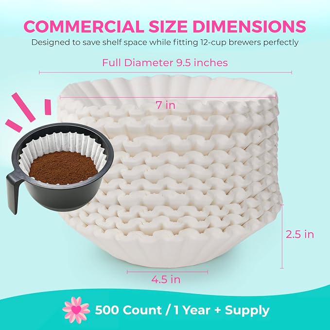 Katy’s Large 12-Cup Commercial Coffee Filters - Image 5