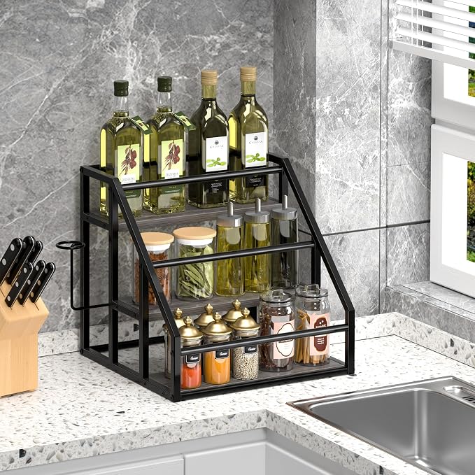 Coffee Syrup Rack Organizer, Spice Racks, Syrup Bottle Holder Stand - Image 4