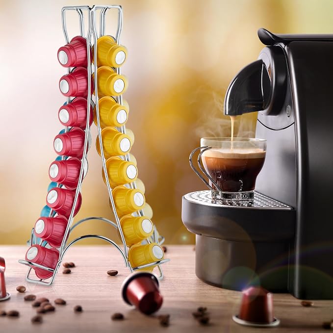 Relaxdays Coffee Pod Holder, 30 x 21.5 x 21.5 cm - Image 2