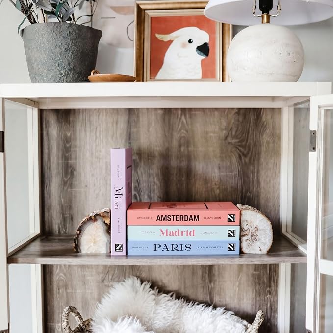 PROBENEX 4 Pcs Decorative Books | Faux Pastel Coffee Table & Shelf Decor | Soft - Image 3
