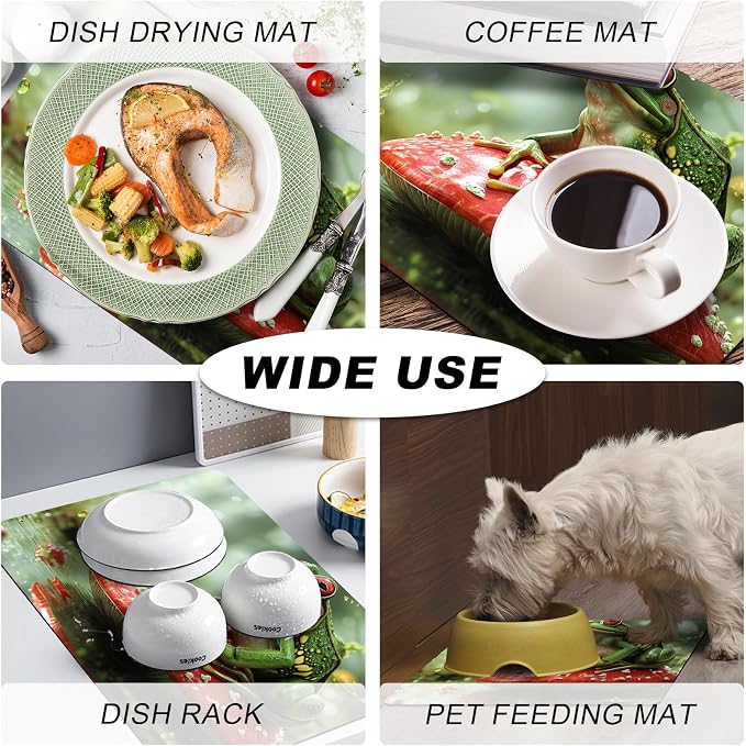 Coffee Mat, Coffee Bar Accessories Fit Under Coffee Maker Espresso Machine - Image 7