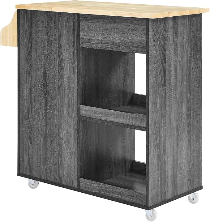 Modway Culinary Rolling Kitchen Cart - Image 3